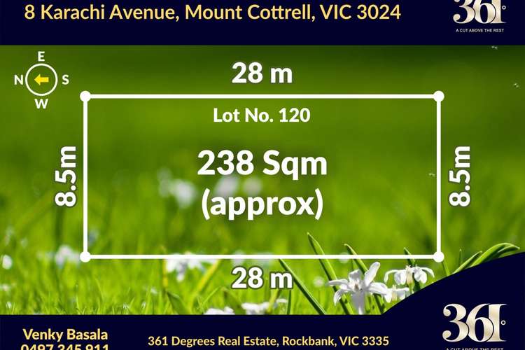 Main view of Homely residentialLand listing, 8 Karachi Avenue, Mount Cottrell VIC 3024