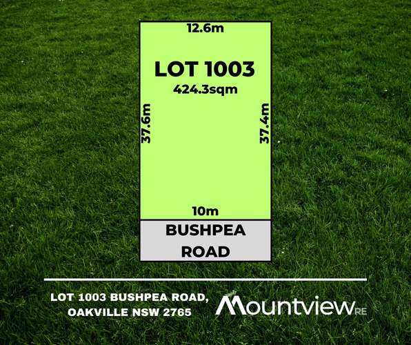 Fourth view of Homely residentialLand listing, LOT 1003 Bushpea Road, Oakville NSW 2765
