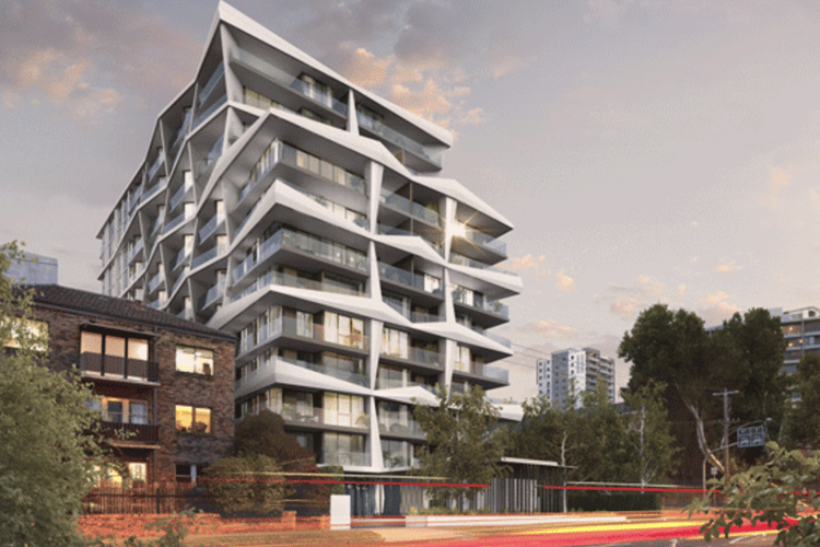 Main view of Homely apartment listing, 702/77 Queens Road, Melbourne VIC 3004