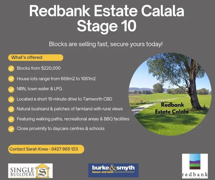Main view of Homely land listing, Redbank Estate - Stage 10, Tamworth NSW 2340