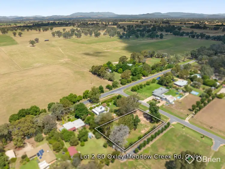 Main view of Homely land listing, LOT 2, 60 Oxley-Meadow Creek Road, Oxley VIC 3678
