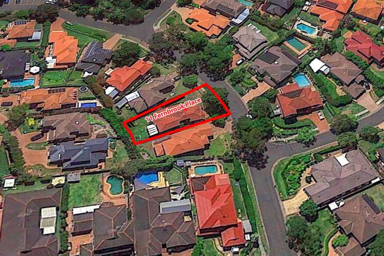 Second view of Homely house listing, 11 Fernbrook Place, Castle Hill NSW 2154