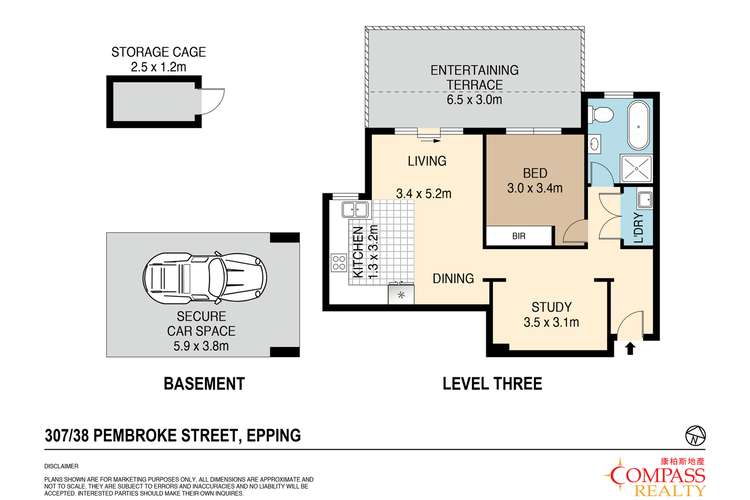 Fourth view of Homely apartment listing, 307/38-44 Pembroke Street, Epping NSW 2121