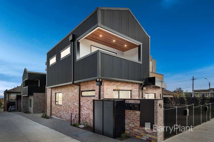 Main view of Homely townhouse listing, 2/43 Halpin Street, Brunswick West VIC 3055