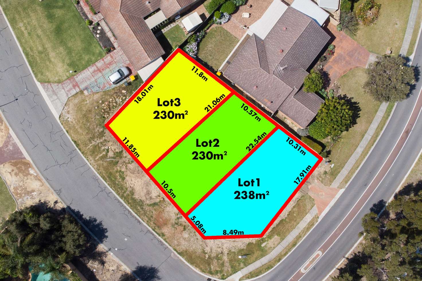 Main view of Homely residentialLand listing, LOT 3, 2C The Rise, Woodvale WA 6026