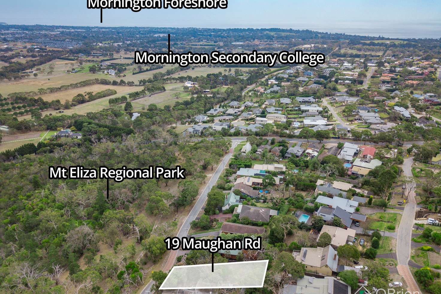 Main view of Homely residentialLand listing, 19 Maughan Road, Mount Eliza VIC 3930