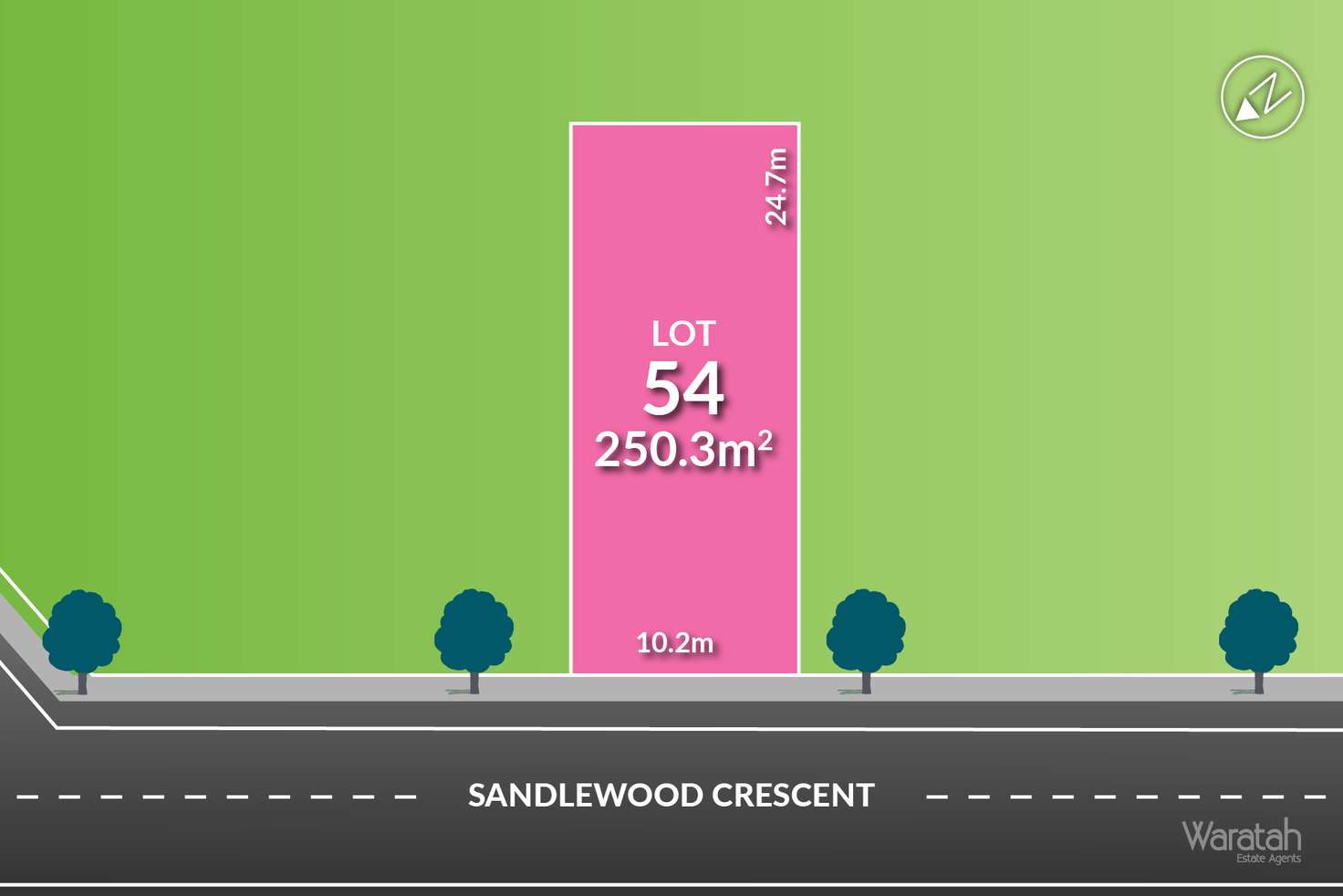 Main view of Homely residentialLand listing, LOT 54 Sandalwood Crescent, Colebee NSW 2761