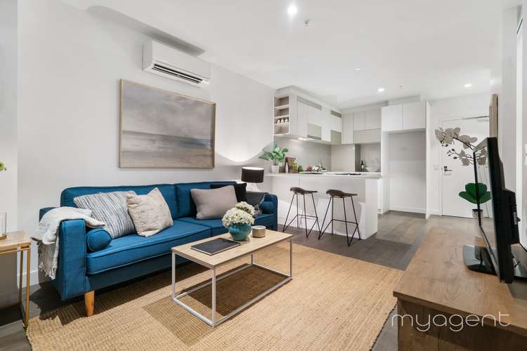 Second view of Homely apartment listing, 2408/38 Rose Lane, Melbourne VIC 3000