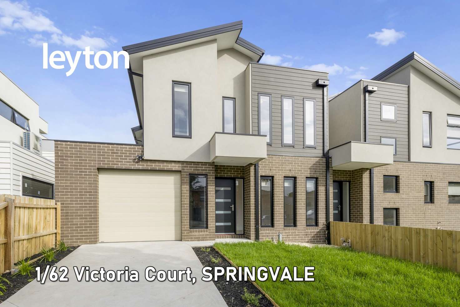 Main view of Homely townhouse listing, 1 &amp; 2/62 Victoria Court, Springvale VIC 3171