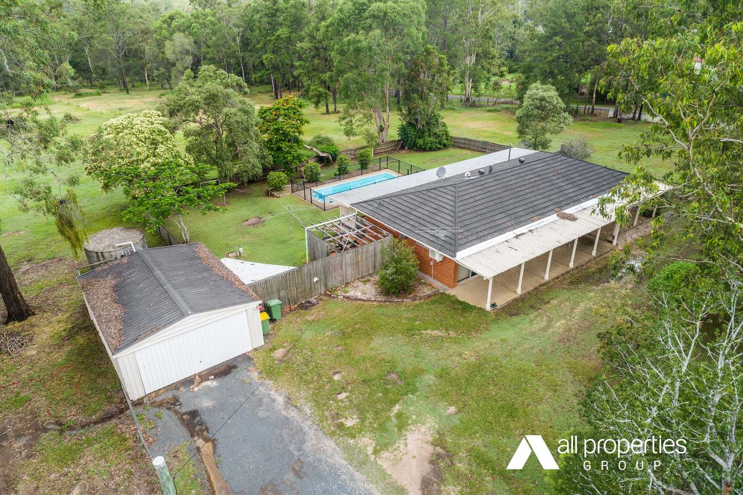 Main view of Homely acreageSemiRural listing, 20 Dickman Road, Forestdale QLD 4118