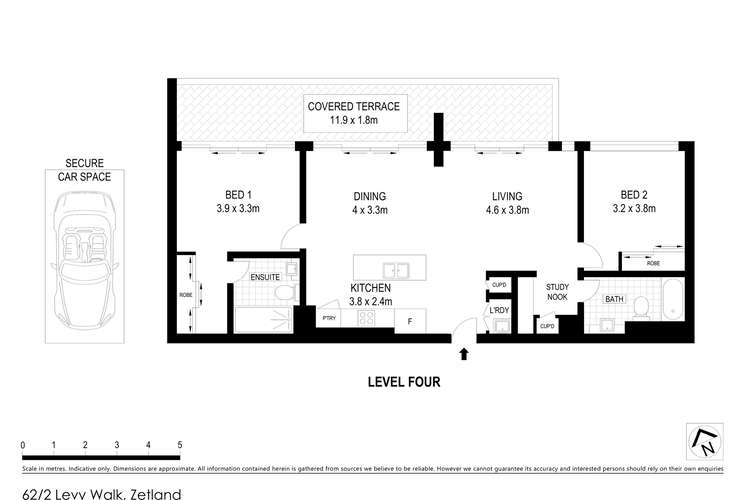 Second view of Homely unit listing, 62/2 Levy Walk, Zetland NSW 2017