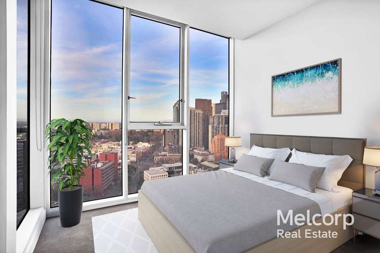 Second view of Homely apartment listing, 3505/483 Swanston Street, Melbourne VIC 3000