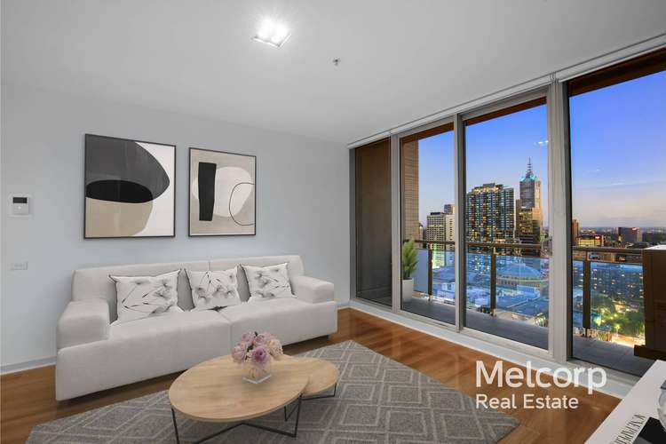 Main view of Homely apartment listing, 2701/483 Swanston Street, Melbourne VIC 3000