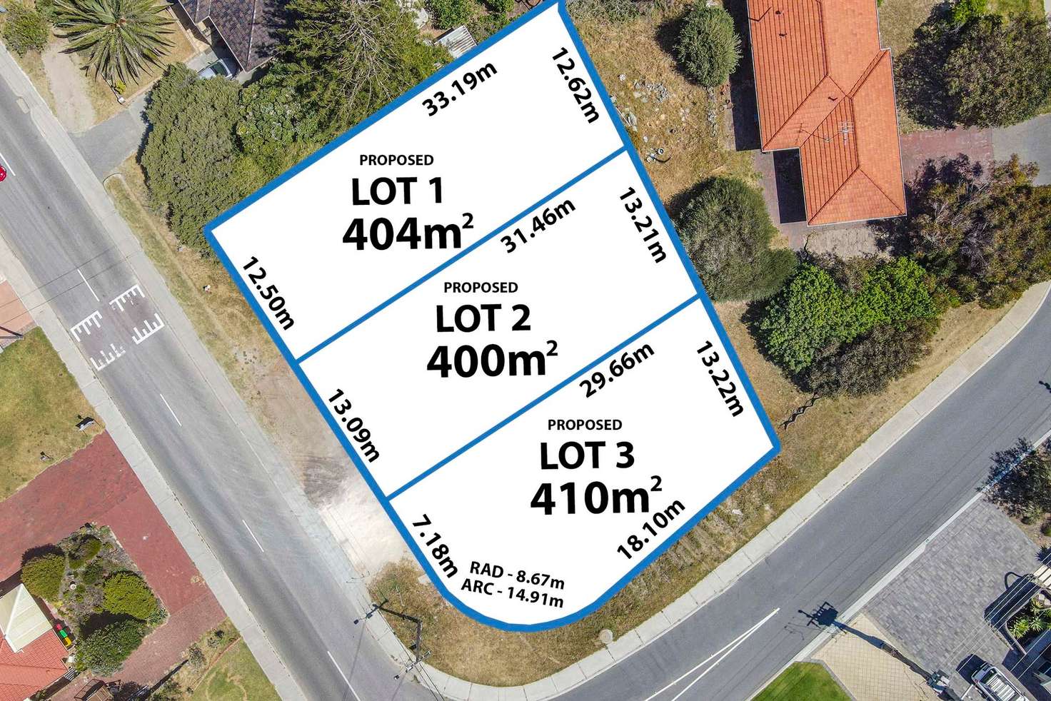 Main view of Homely residentialLand listing, LOT 2, 9 Raleigh Road, Sorrento WA 6020