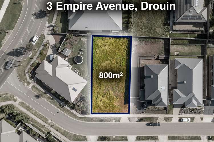 Main view of Homely residentialLand listing, 3 Empire Avenue, Drouin VIC 3818