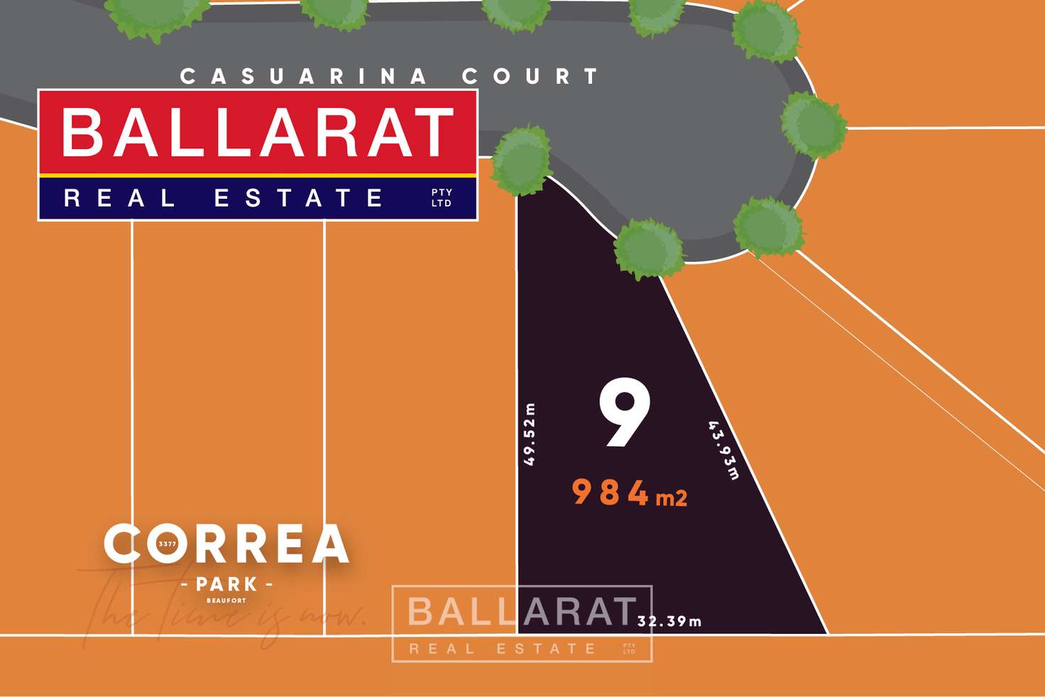 Main view of Homely residentialLand listing, Lot 9 Casuarina Court, Beaufort VIC 3373