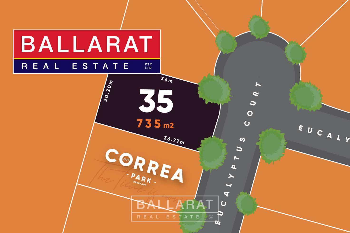 Main view of Homely residentialLand listing, LOT 35 Eucalyptus Court, Beaufort VIC 3373