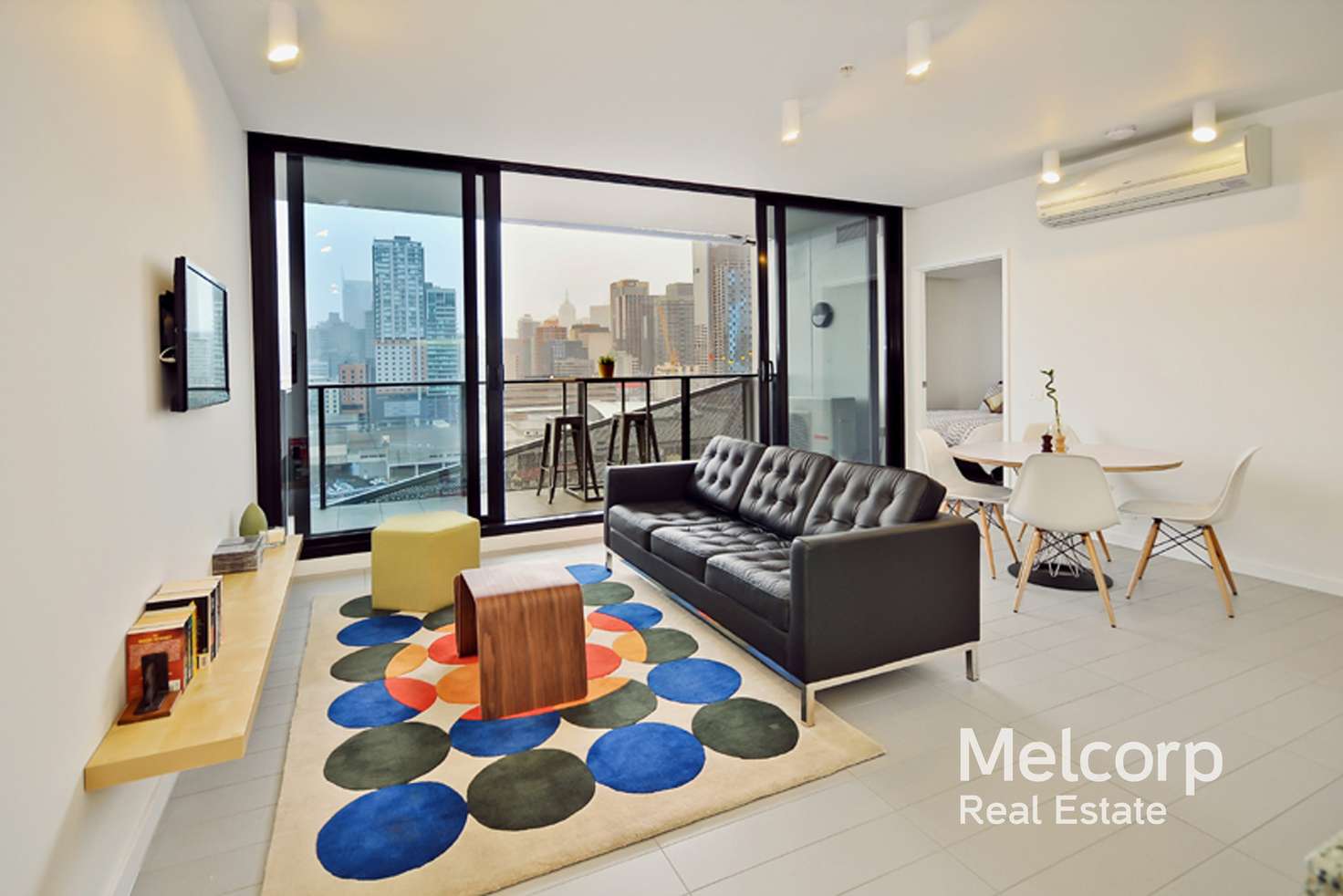 Main view of Homely apartment listing, 1408/673 La Trobe Street, Docklands VIC 3008