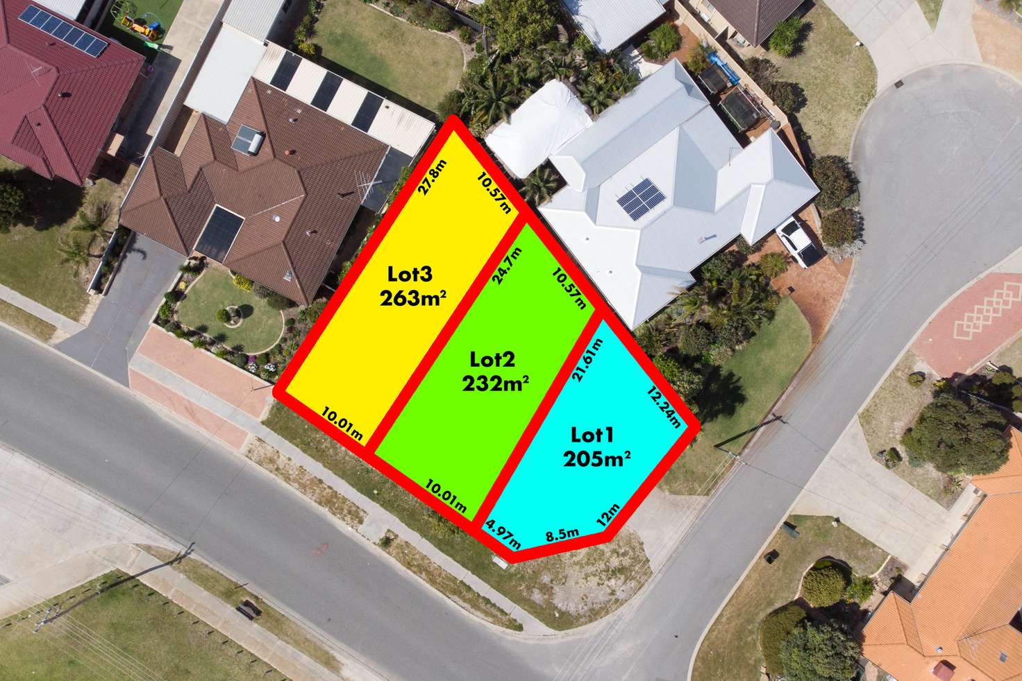 Main view of Homely residentialLand listing, LOT 3, 12 Gwendoline Drive, Beldon WA 6027