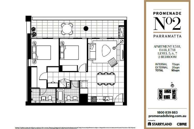 Fourth view of Homely apartment listing, E718/1 Broughton Street, Parramatta NSW 2150