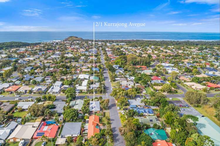Main view of Homely semiDetached listing, 2/1 Kurrajong Avenue, Bogangar NSW 2488