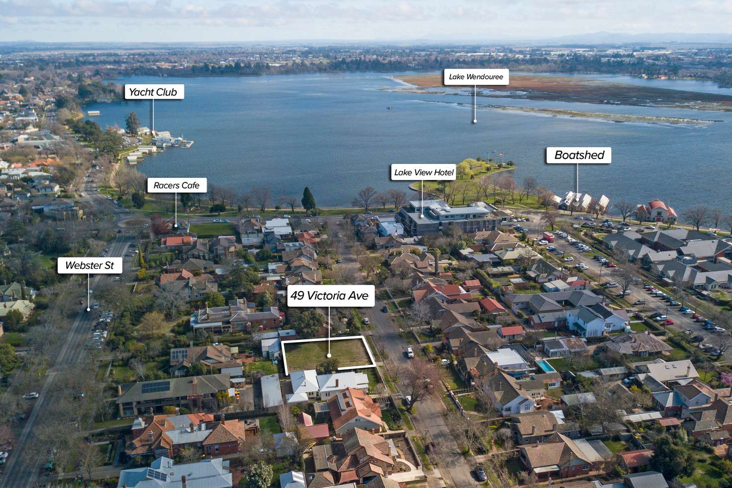 Main view of Homely residentialLand listing, 49 Victoria Avenue, Lake Wendouree VIC 3350