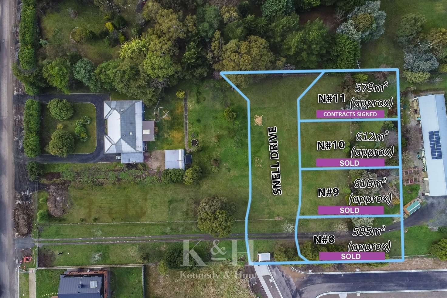 Main view of Homely residentialLand listing, LOT 8-11, 59-61 Fersfield Road, Gisborne VIC 3437