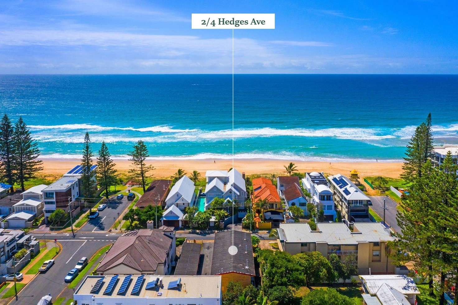 Main view of Homely unit listing, 2/4 Hedges Avenue, Mermaid Beach QLD 4218