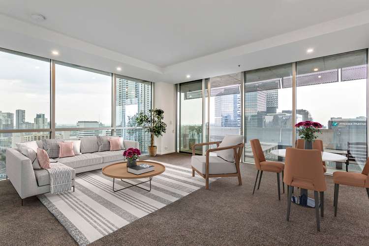 Main view of Homely apartment listing, 1901/620 Collins Street, Melbourne VIC 3000