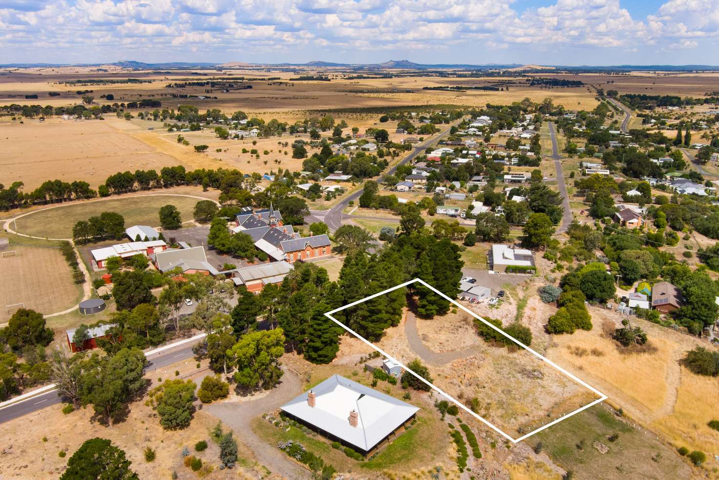 Main view of Homely residentialLand listing, 8 School Road, Clunes VIC 3370
