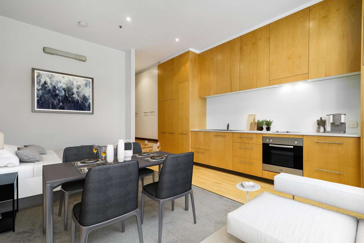Main view of Homely studio listing, 26/1 Manchester Lane, Melbourne VIC 3000
