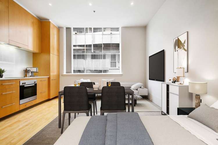 Second view of Homely studio listing, 26/1 Manchester Lane, Melbourne VIC 3000