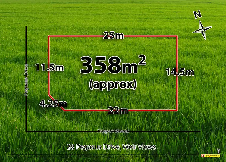 Main view of Homely land listing, 26 Pegasus Drive, Weir Views VIC 3338