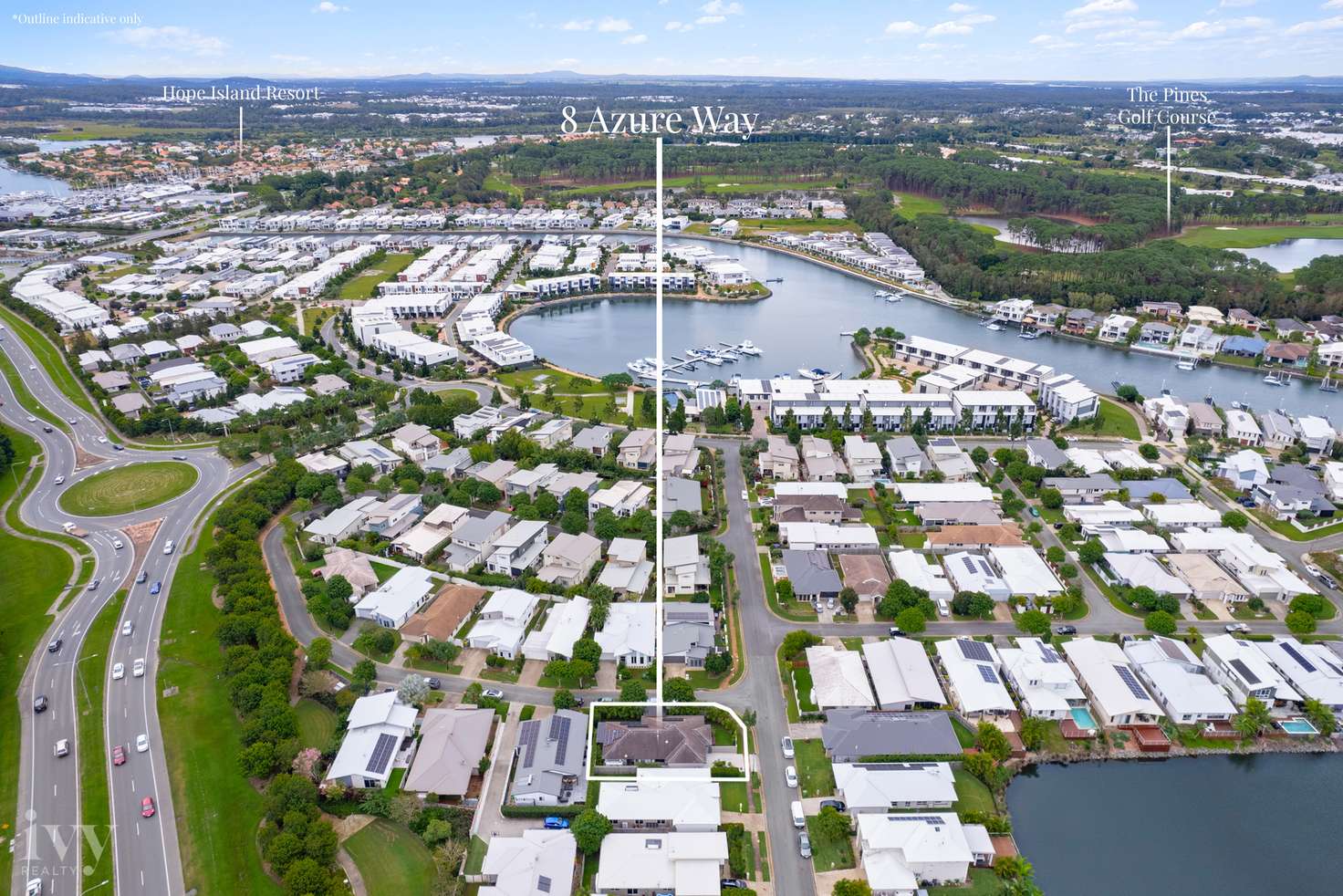 Main view of Homely house listing, 8 Azure Way, Hope Island QLD 4212