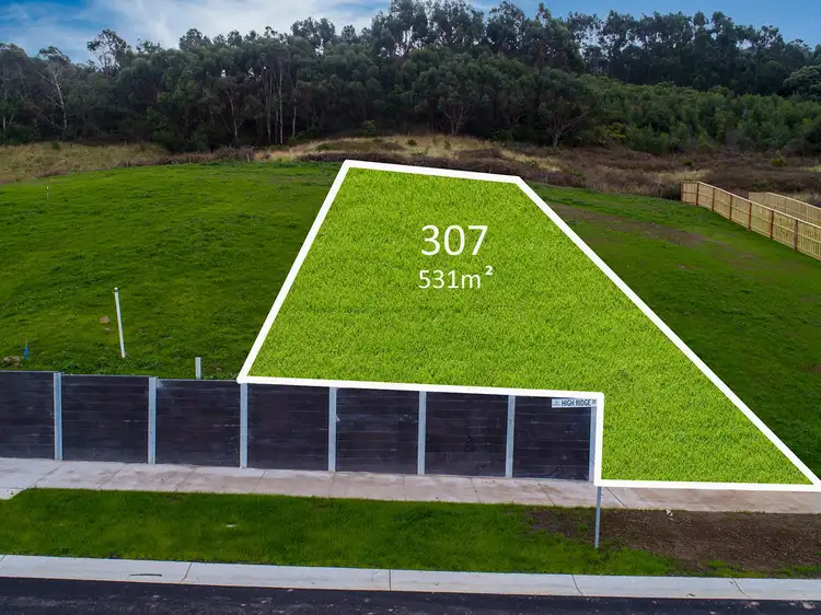 Main view of Homely land listing, LOT 307, 2 High Ridge Drive, Apollo Bay VIC 3233