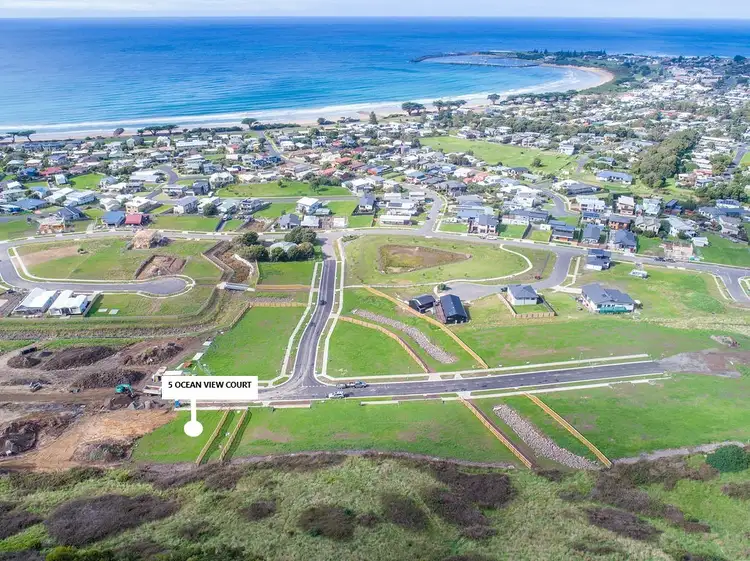 Second view of Homely land listing, LOT 309, 5 Ocean View Court, Apollo Bay VIC 3233