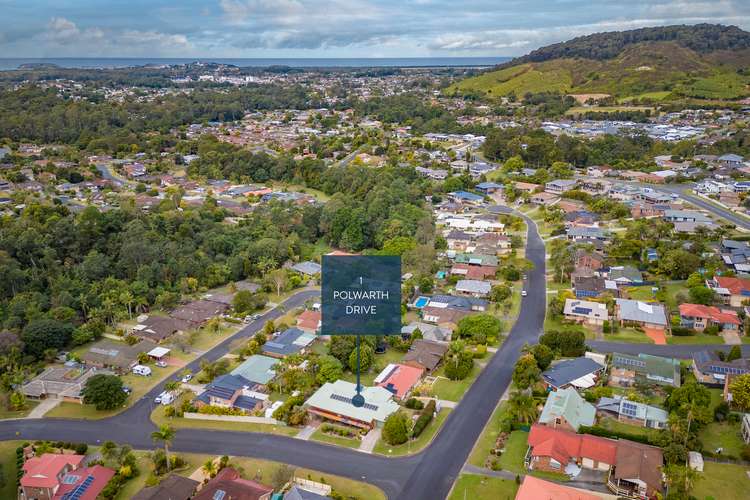 Main view of Homely house listing, 1 Polwarth Drive, Coffs Harbour NSW 2450