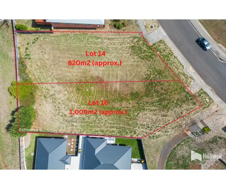 Main view of Homely land listing, 14 & 16 Dana Drive, Devonport TAS 7310