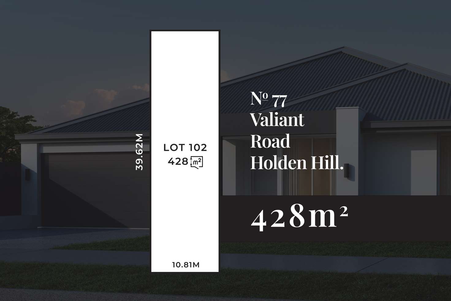 Main view of Homely residentialLand listing, LOT 102, 77 Valiant Road, Holden Hill SA 5088