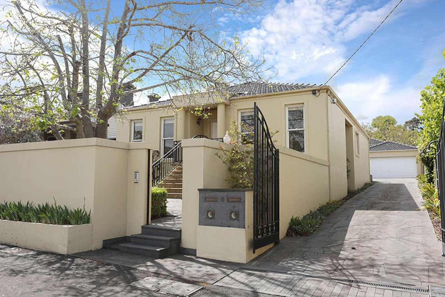 Main view of Homely townhouse listing, 1/15 Avenue Road, Camberwell VIC 3124