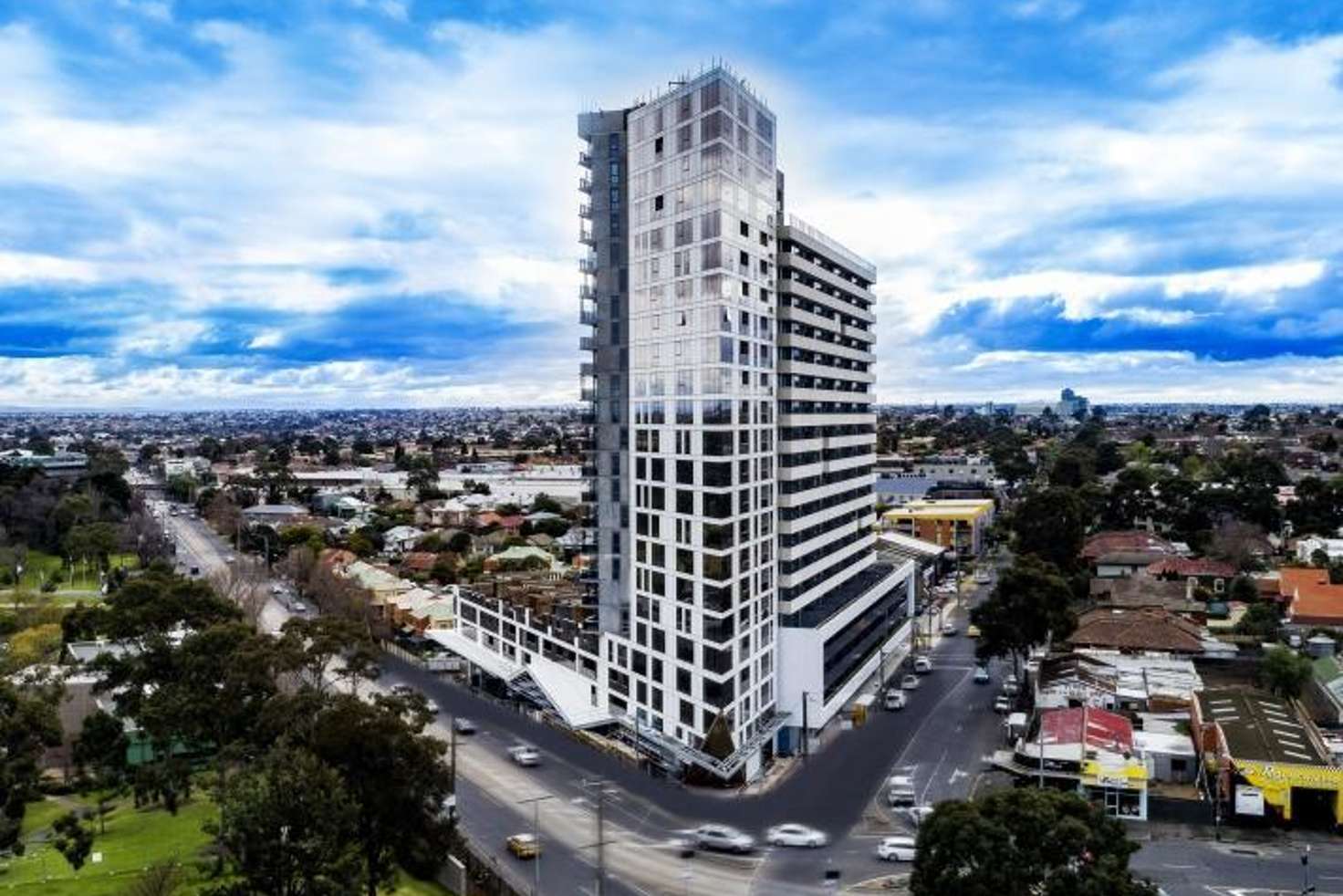 Main view of Homely apartment listing, 906/1 Ascot Vale Road, Flemington VIC 3031