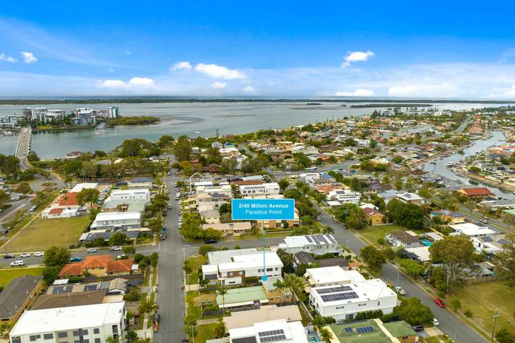 Main view of Homely townhouse listing, 2/40 Milton Avenue, Paradise Point QLD 4216