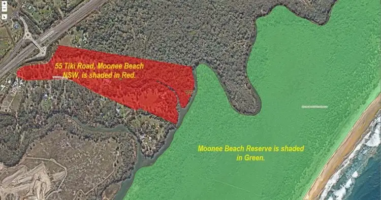Second view of Homely rural property listing, 55 Tiki Road, Moonee Beach NSW 2450