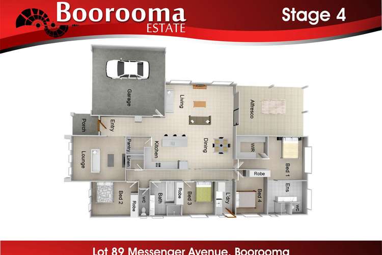 Second view of Homely house listing, 95 (Lot 89) Messenger Avenue, Boorooma NSW 2650