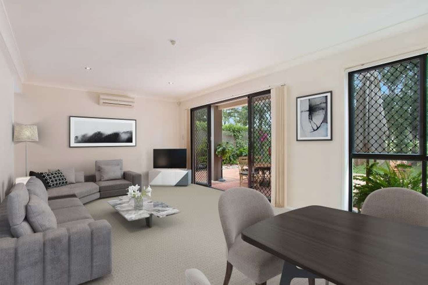 Main view of Homely townhouse listing, 1/10 Cantala Av, Miami QLD 4220
