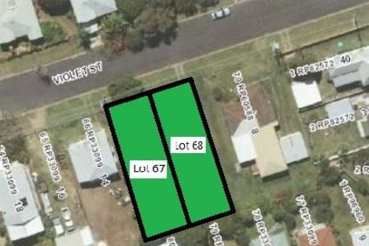 Main view of Homely residentialLand listing, 10 & 12 Violet Street, Wynnum QLD 4178