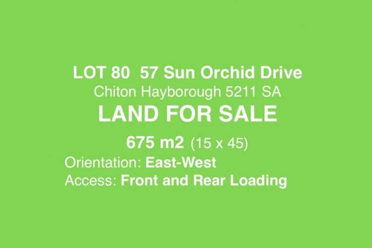 Second view of Homely residentialLand listing, LOT Lot 80, 57 Sun Orchid Drive, Hayborough SA 5211