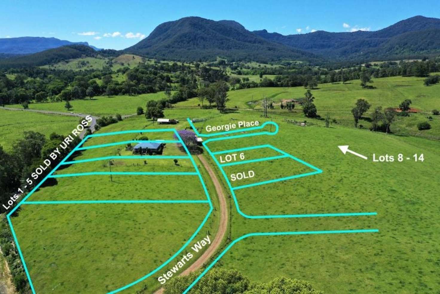 Main view of Homely residentialLand listing, LOT 1, 4 Blue Knob Road, Nimbin NSW 2480