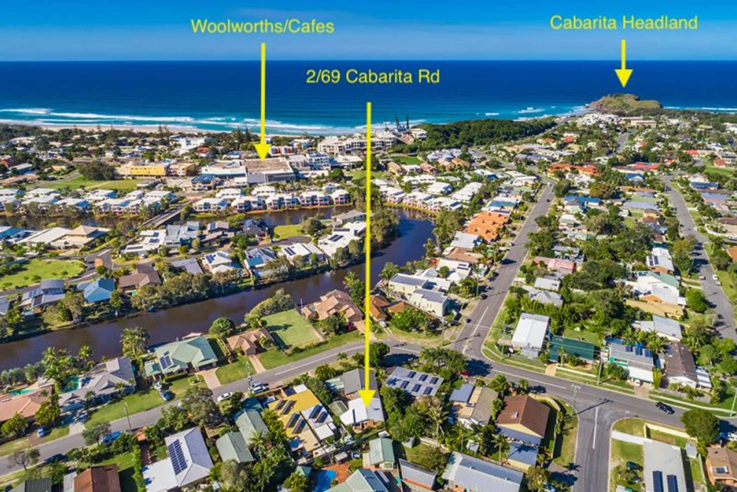 Main view of Homely semiDetached listing, 2/69 Cabarita Road, Bogangar NSW 2488