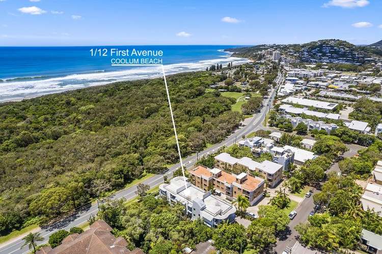 Main view of Homely apartment listing, 1/12 First Ave, Coolum Beach QLD 4573